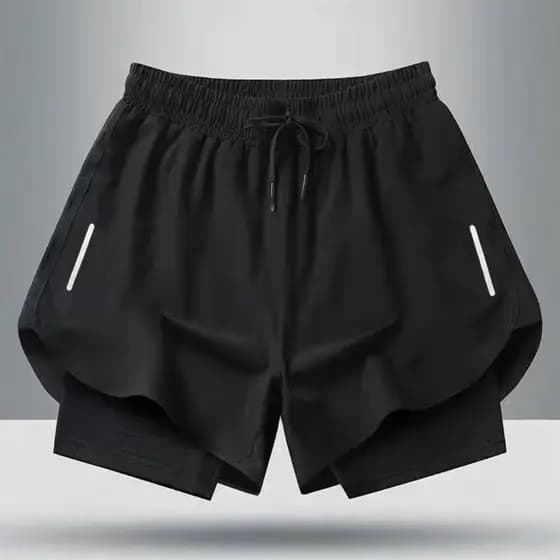 Verão esportes pista campo maratona correndo Shorts solto de secagem rápida Anti-exposição forro treinamento de Fitness