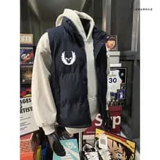 Oregon americano para baixo colete acolchoado jaqueta masculina outono inverno engrossado sem mangas exterior Wear jaque