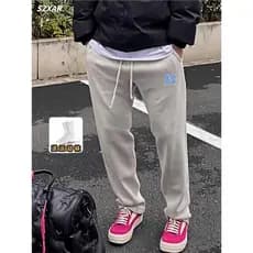 Carolina do Norte americano Casual primavera outono inverno Street Wear esportes Sweatpants masculino perna larga calças