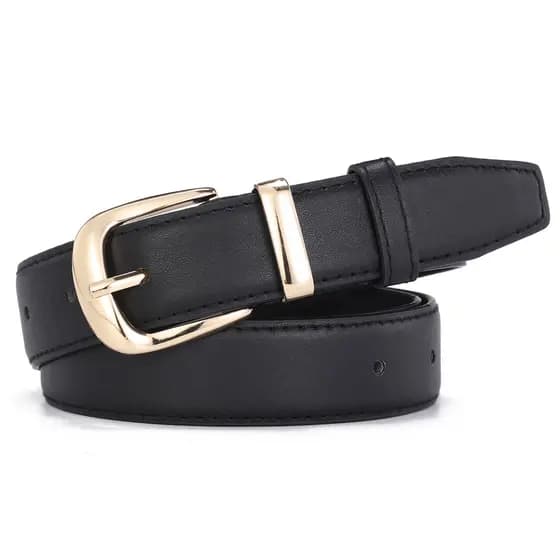 Cinto feminino Casual decorativo pino fivela cinto versão coreana moda simples All-Match High-End sentimento combinando