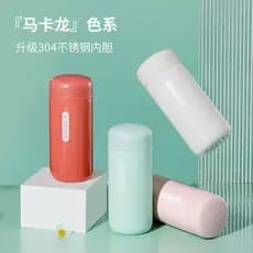 Pequeno pequeno Mini bonito 304 copo térmico de aço inoxidável influenciador copo de bolso portátil feminino estudante c