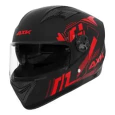Capacete integral para motociclistas adultos com lentes duplas.