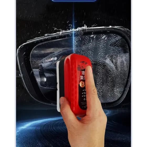 3pcs Escova para limpeza de resíduo e película de óleo em vidros automotivos