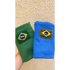 Regata Brasil Bordada à Mão Feminina | Regata Artesanal Tema Brasil | Blusa Regata Tamanho Único Estilo Brasileiro
