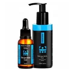 Kit para Barba Masculino - Balm + Óleo para Barba Goot Embaixador