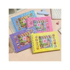 Livro de Colorir 50 Folhas Grossas Caderno de Desenho Pintura Ursinho Livrinho da Moda Ursinh
