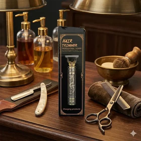 Máquininha De cortar cabelo Dragão Pequena - Hair Trimmer T-Blade ️