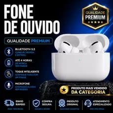 FONE DE OUVIDO AIRPODS PRO SEM FIO BLUETOOTH ANDROID E IPHONE