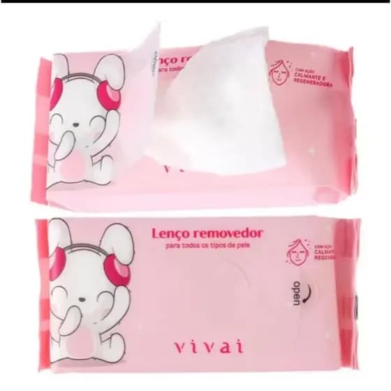Lenço Removedor de Maquiagem Vivai | Todos os Tipos de Pele
