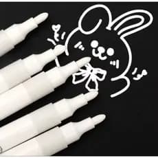 Caneta para personalizar vidro, tênis e artesanato Caneta Branca Permanente  Caneta Acrílica Branca – Acrylic Paint Mark