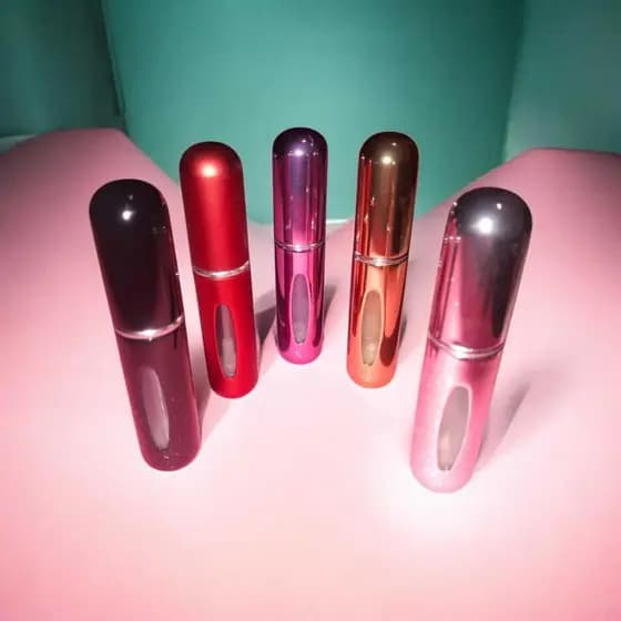 Porta Perfume Recarregavel Portatil Spray 5ml - Mini Porta Perfume Portátil 5ml Spray Viagem e Bolsa