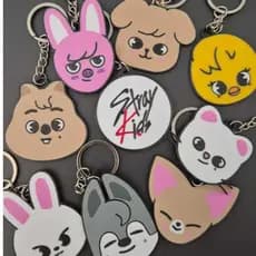 Chaveiro Cartoon Skzoo Stray Kids Impressão 3D -  Todos os Personagens Pingente para Mochila ou Chave