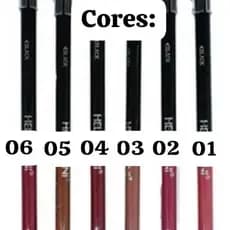 Lapis de olho e Contorno Labial Hello Mini 2 em 1 com apontador