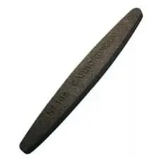 Pedra De Afiar Amolar Faca Canivete Facão Lâmina Tipo Canoa 23cm Profissional