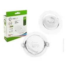 Spot Led Embutir 11cm Redondo 10w Bivolt Branco Frio 6500K