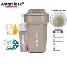 AstarFlask Inox Cafe Térmica 380ML Térmica Garrafa Copos e Canecas garrafa térmica de água infantil