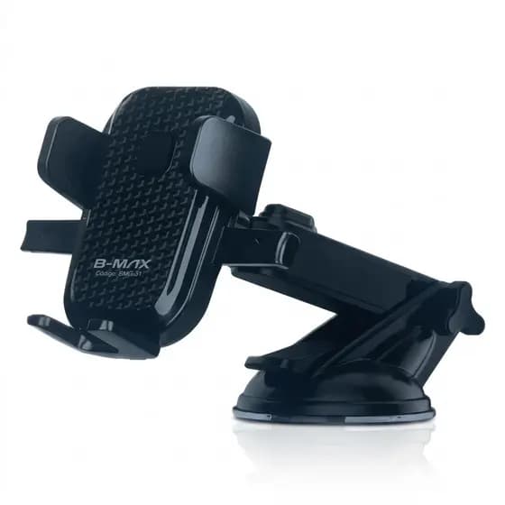 Suporte Celular Carro Ventosa Silicone Haste Articulada Ajustável 360 Graus Universal Painel Vidro