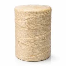 Fio Sisal Natural 2mm 500m 1kg Tapete Crochê Macramê Artesanato Decoração Plantas Embalagem DIY
