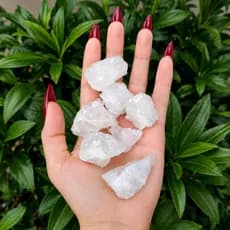 🤍 Quartzo Branco Leitoso Natural | Pedra para Meditação Equilíbrio e Energia Positiva