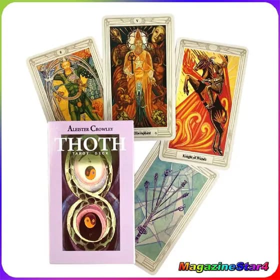 Cartas de Tarô Thoth Tarot Deck - Aleister Crowley – 78 Cartas Baralho Completo