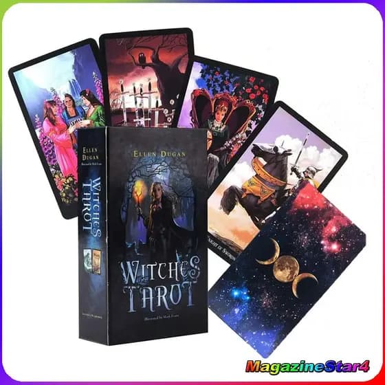 Cartas de Tarô das Bruxas - Witches Tarot – 78 Cartas Baralho Completo