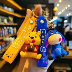 Pingente De Chaveiro De Urso Pooh Dos Desenhos Animados Da Disney PKHI