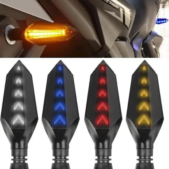 1 Caixa De Moto Seta Led Sinal Universal Sequencial Cb 250 Twister Xre 300 Titã 160 150 GXSL