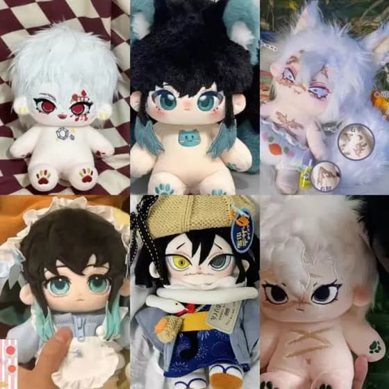 Demon Slayer Tokito Muichiro Boneca de pelúcia macia Anime Mercadoria 20cm Brinquedo RKTJ