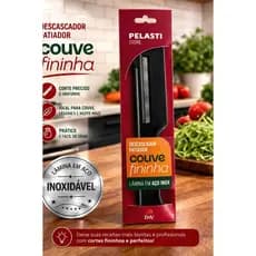 Fatiador e Descascador de Couve Pelasti Cuisine com Lâmina em Aço Inoxidável – Corte Fino e Uniforme | Flash Moda