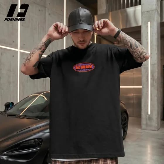 Camiseta Streetwear BAW Estampada 100% Algodão Puro Camisa Globe Premium Unissex Oversized