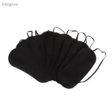 Adegree 10 Pçs/Lote Preto Viagem Para Casa Sono Sombra Mulheres Homens Eye Cover Patch Novo