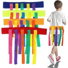 4 Unidades De Cintos De Jogo De Captura De Cauda , Dia De Campo Infantil , Cores Sortidas , Equipamento De Treinamento P