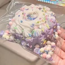 Taba Squishy Cake Donut Stress Relief Toy , Extra Grande Sensorial Fidget Toys Para Crianças Adultos Ansiedade Relaxamen