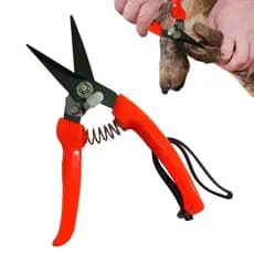 Tesouras Ergonômicas para Cascos de Ovelha, Cortador de Cascos de Porco com Mola, Lã de Alpaca, Casco Greiwemy
