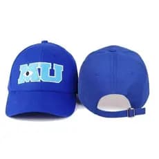 Nova Moda De Alta Qualidade Boné De Beisebol Masculino Monstros Universidade Letras Bordado Bonés Chapéu Azul Protetor S