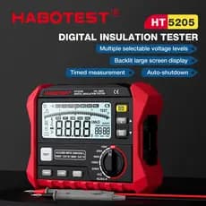 Habotest HT5205 2.5kV Detector de isolamento de alta tensão Circuito Industrial doméstico Instrumento de medição de segu