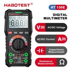 HABOTEST HT136E Multímetro Digital portátil 2.400 Classe de contagem 0.5 Alta precisão Valor eficaz verdadeiro 1.000V Fa