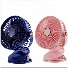 USB Clip-on Carregamento Portátil Pequeno Ventilador Silencioso Alto Vento Ajuste de Três Velocidades Dormitório Estudan