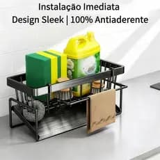 Escorredor Armazenamento De Cozinha Rack De Toalhas Racks De Esponja Drenagem de Sabonete prateleira-HMJ1