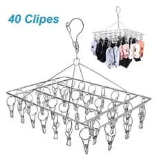 Varal 60/40/20/10/8 Prendedores Para Roupa Intima Para Calcinha Meia Cueca Reforçado inox 60/40/20/10/8 Prendedores-YJ1