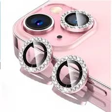 Protetor De Câmera De Lente De Anel De Diamante De Metal Para IPhone 14 15 16 17 13 11 12 Normal Pro Max Vidro De Ar Cov