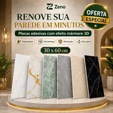 Kit 30 Placas PVC 3D Revestimento de Parede Decorativo 60x30cm