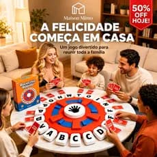 Jogo de Tabuleiro Tapple Stop Resposta Rápida para Crianças e Família