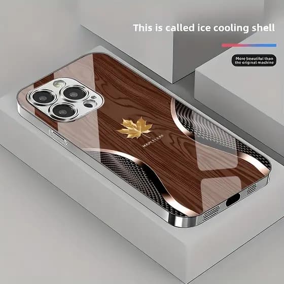 Esta é a Capa Refrescante Capinha Para iPhone 14 15 16 Plus 17 13 12 11 Pro Max XR Normal Brilhante Com Folha Anti Queda