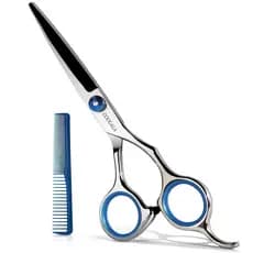 Tesoura de Corte de Cabelo em Aço Inoxidável COOLALA 6,5 Polegadas, Tesoura de Cabeleireiro Profissional para Salão e Ba
