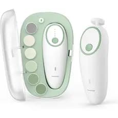 Lixa de Unhas Elétrica para Bebês Momcozy, Cortador de Unhas Elétrico Recarregável e Suave para Bebês, Cortador de Unhas