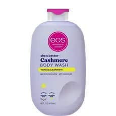eos Shea Better Cashmere Body Wash, Vanilla Cashmere, Hidratante, Sabonete Líquido com pH Balanceado, Fórmula em Gel Cre