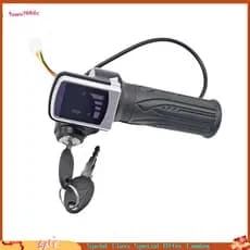 Manopla de Acelerador para Scooters Elétricos, Bicicletas Elétricas, Motocicletas, E-Bikes, Manopla de Guidão