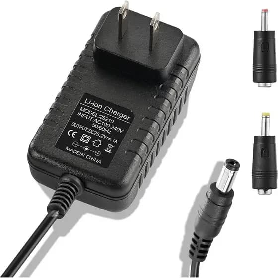 Pistola de Massagem 24V ~ 25.2V 1A para 24V..