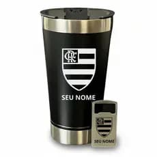 Copo Térmico Personalizado Aço Inox 473ml Com Abridor Para Cerveja
